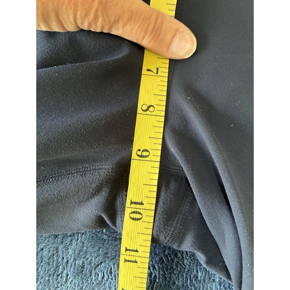 Athleta Blue with Animal Print‎ and Stripes 7/8 Leggings Size Small Tall (L6) - Picture 8 of 11